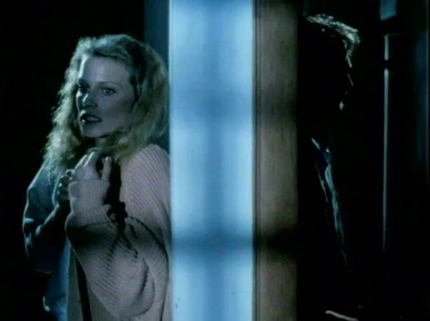 Shelley Hack et Jack Langedijk dans Blind Fear de Tom Berry (image tirée du film - Collection filmsquebec.com)