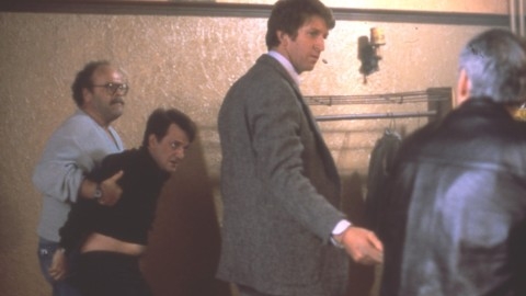 Scène du film And Then You Die : McGrath (centre), Eddie (droite) et Wally (gauche) - Source: Content Media Corp