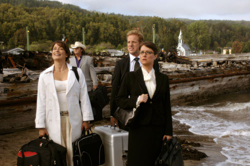 Anick Lemay, Julie McClemens et François Massicotte dans Duo (R. Ciupka, 2006)