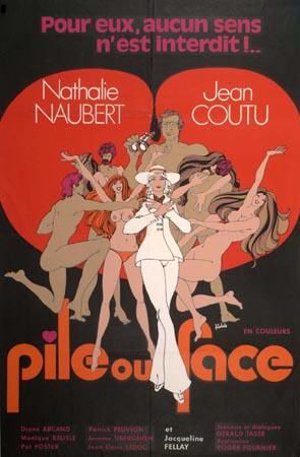 Affiche du film Pile ou face (Roger Fournier, 1971 - Coll. Cinémathèque québécoise)