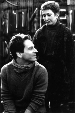 Image des deux comédiens Patrick Goyette et Marie Brassard dans Le Polygraphe de Robert Lepage (photo officielle fournie par la distribution - source image : Collection personnelle)