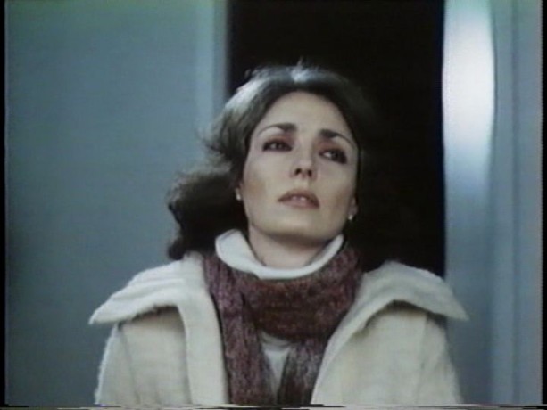 Jennifer O'Neill dans Scanners - cène finale (source: collection personnelle) 