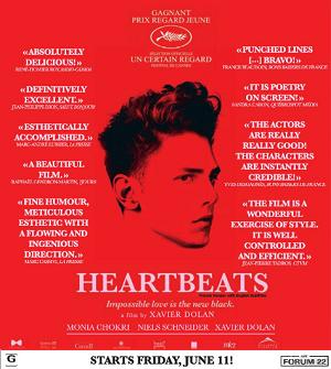 Amours imaginaires, Les (Encart pub du film en version Heartbeats)