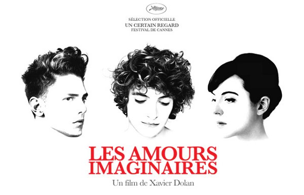 Bannière pub pour le film Les amours imaginaires