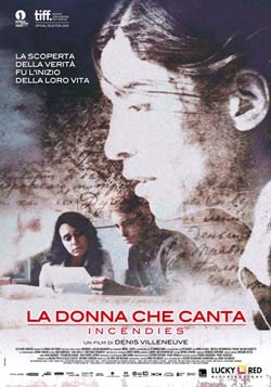 La donna che canta (Incendies - affiche en Italie)