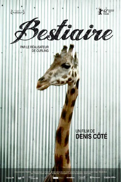 Affiche française du film Bestiaire (D. Côté, 2012, dist. Contre-Allée)