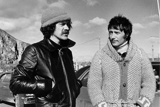 Jean-Guy Noël et Gilbert Sicotte - Ti-cul Tougas - 1976 (photo Daniel Kieffer)