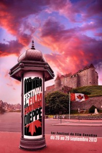 Affiche du Festival du film canadien de Dieppe 2013