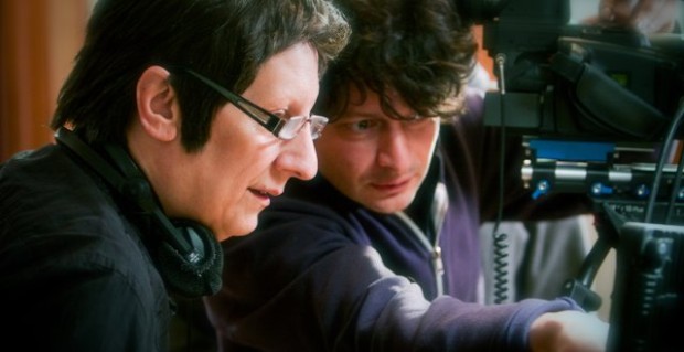 Robert Lepage et Pedro Pires le 5 mars 2010 sur le plateau de Triptyque