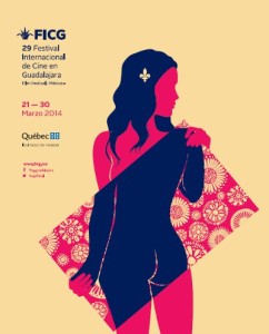 Affiche du Festival international du film de Guadalajara 2014