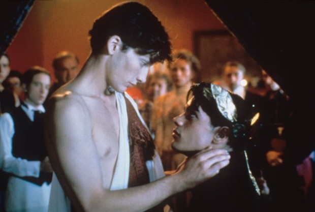 Jason Cadieux et Danny Gilmore (g.) dans Lilies (Les Feluettes)