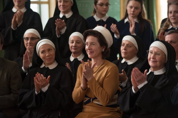 Image promotionnelle du film La passion d'Augustine : Céline Bonnier, Marie-France Lambert et Andrée Lachapelle au premier rang (Léa Pool, 2015 - Photo : Véro Boncompagni)