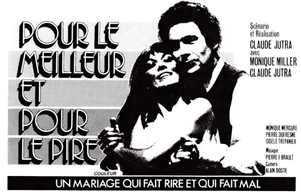 Encart publicitaire du film Pour le meilleur et pour le pire (Claude Jutra, 1975)