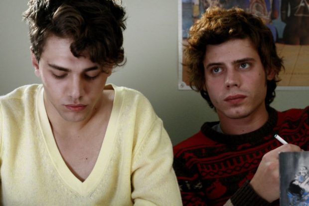 Image des comédiens Xavier Dolan et François Arnaud dans J'ai tué ma mère