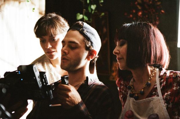 Juste la fin du monde – Photo de tournage : Marion Cotillard, Xavier Dolan, Nathalie Baye, Léa Seydoux - Photo : Shayne Laverdière, courtoisie de Sons of Manual