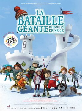 Affiche du film La bataille géante de boules de neige (version française de La guerre des tuques 3D)