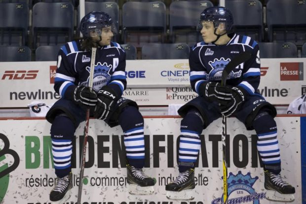 Antoine Olivier Pilon et Rémi Goulet dans Junior majeur