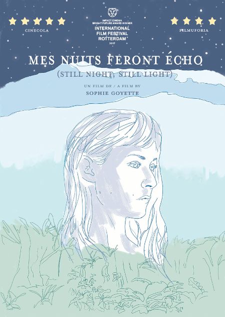 Image de la pochette DVD du film Mes nuits feront écho de Sophie Goyette (La Distributrice de films)