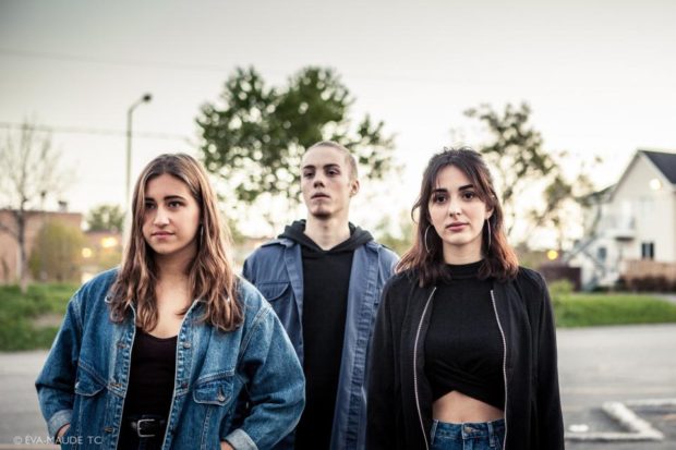 Photo du film À nous l'éternité avec Léa Jaouich, Antoine Desrochers et Sarah Mottet