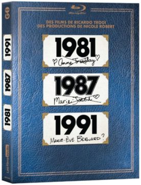 Image du coffret Blu-ray qui rassemble les trois films: 1981, 1987 et 1991