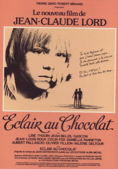 Affiche du film Éclair au chocolat de Jean-Claude Lord (source: spectacularoptical)