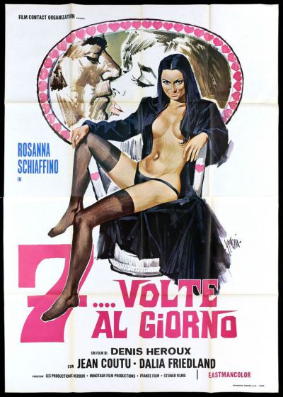 Affiche italienne du film 7 fois par jour (titre 7... volpe al giorno)