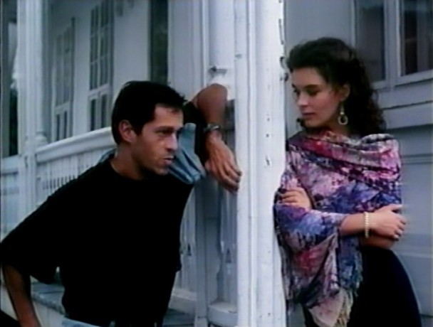 Image des acteurs en pleine séparation pour Philippe Volter (g.) et Dominique Leduc (d.) dans le film Aline de Carole Laganière (Collection personnelle)
