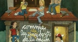 Affiche du film Comme les six doigts de la main d'André Melançon (Coll. Cinémathèque québécoise)