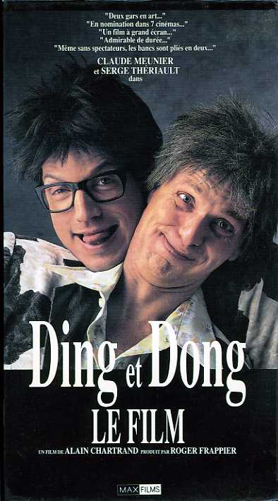 Image de la couverture de la VHS de Ding et Dong le film d'Alain Chartrand
