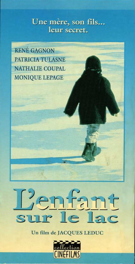 Jaquette VHS du film L'enfant sur le lac (collection filmsquebec.com)