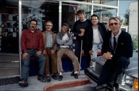 Le groupe de comédiens du film Gaz Bar Blues