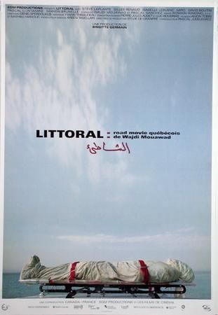 Affiche du film Littoral de Wajdi Mouawad (affiche de Yvan Adam)
