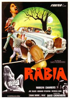 Affiche italienne du film Rabid de David Cronenberg (1977)