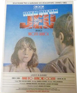 Affiche du film Rien qu'un jeu de Brigitte Sauriol