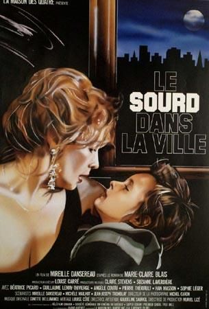 Affiche du film Le sourd dans la ville (Mireille Dansereau, 1987 - Coll. cinémathèque québécoise)