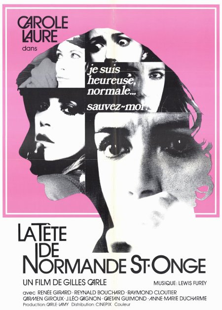 Affiche du film La tête de Normande St-Onge de Gilles Carle