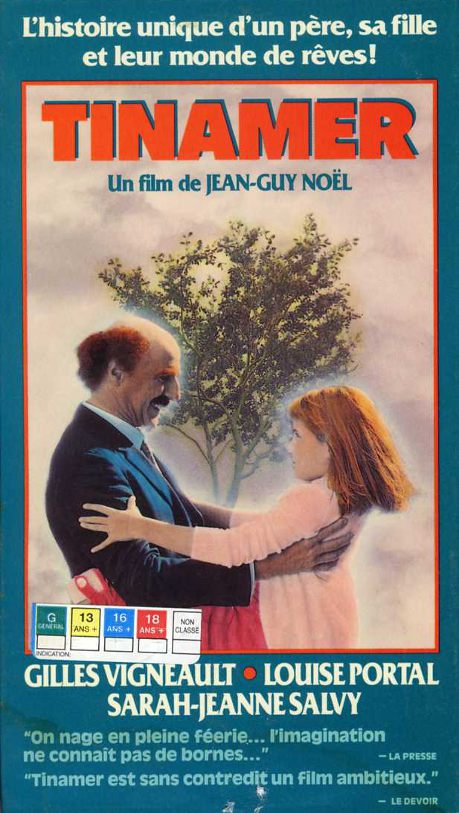 Jaquette VHS du film Tinamer de Jean-Guy Noël