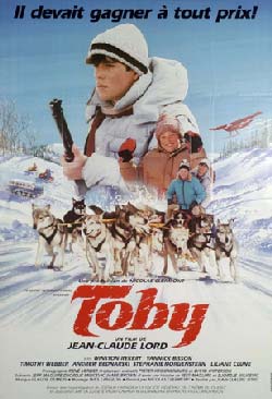 Affiche québécoise du film Toby McTeague, réalisé par Jean-Claude Lord (Coll. Cinémathèque québécoise)