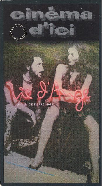 Jaquette de la VHS du film Vie d'ange (Pierre Harel 1979 - source image : collection personnelle)