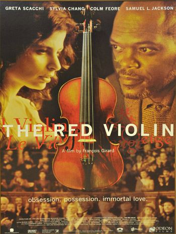 Affiche canadienne du film The Red Violin (Le violon rouge) de François Girard