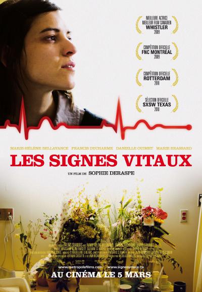 Affiche finale du film Les signes viatux de Sophie deraspe (2010, Métropole Films)
