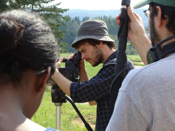 Comme des mouches - Renaud Després-Larose en tournage