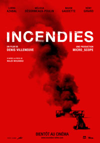 Incendies (Denis Villeneuve - Affiche du film)