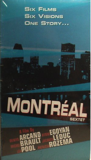 Pochette VHS du film Montréal vu par...