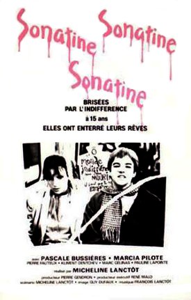 Affiche du film Sonatine (Micheline Lanctôt, 1984 - ©Les Films René Malo)