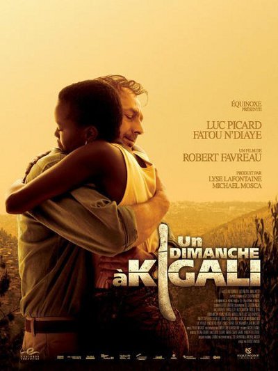 Affiche du film Un dimanche à Kigali de Robert Favreau (2006 - Équinoxe Films)