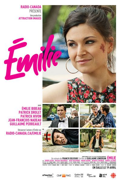 Affiche de la comédie romantique Émilie de Guillaume Lonergan