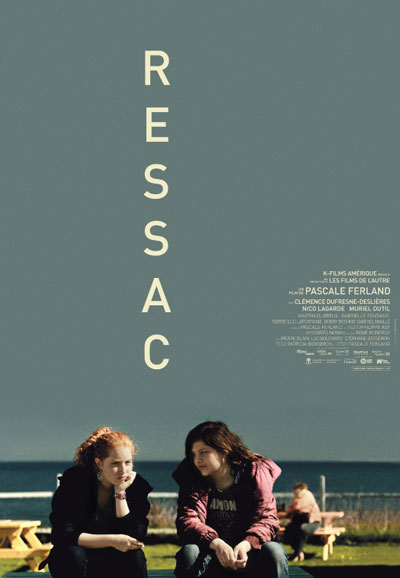 Affiche du film Ressac (Pascale Ferland, 2013 - prod. Les Films de l'autre - dist. K-Films Amérique)