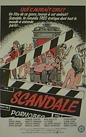 Affiche du film Scandale réalisé par George Mihalka - Coll. Cinémathèque québécoise