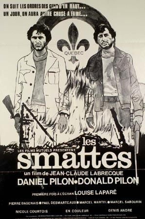 Affiche du film québécois Les Smattes (Labrecque, 1972 - Coll. Cinémathèque québécoise)
